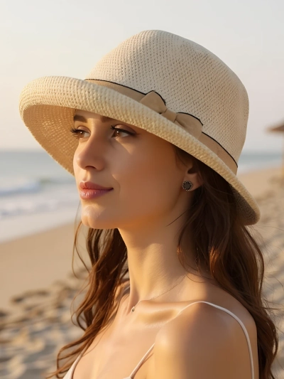 Royalfashion Женская шляпа, украшенная бантом, Summer Grace