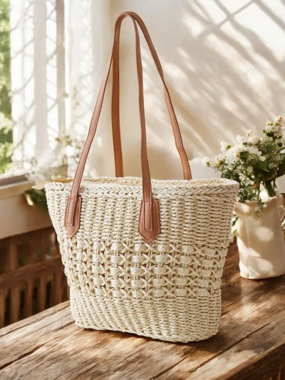 Royalfashion Большая соломенная сумка для женщин