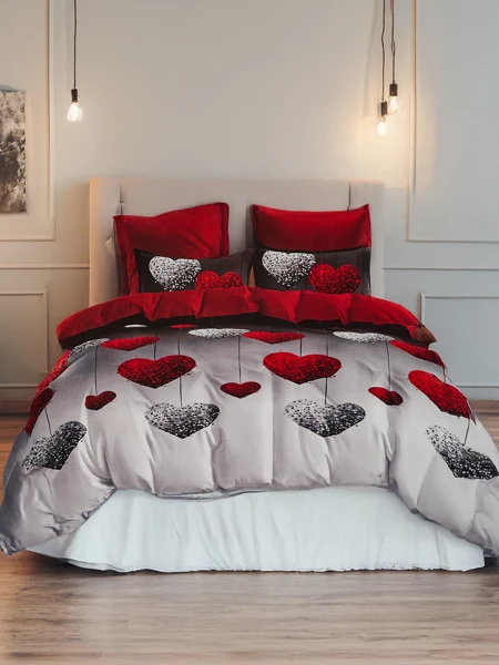 Royalfashion Raštuota patalynė 180x200 komplektas 3 DALYS