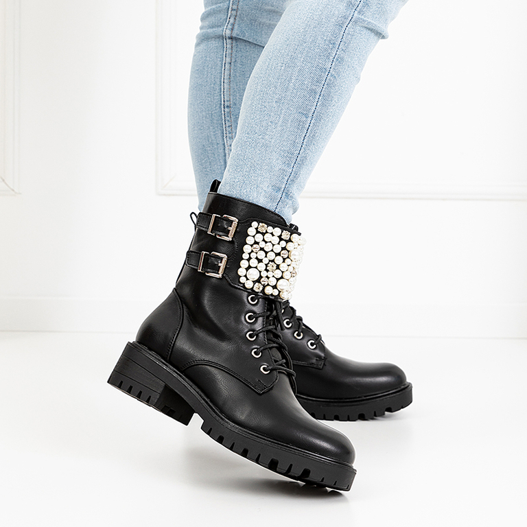 „Black Mais Pearl Workery Boots“ - avalynė