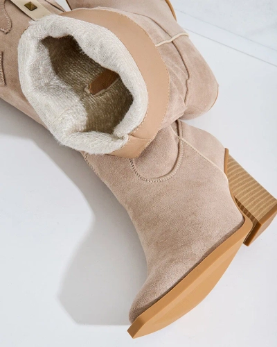 Royalfashion Женские ковбойские сапоги на каблуке Kowib