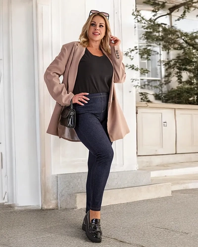 "Royalfashion" Moteriškos treginsai PLUS SIZE kelnės