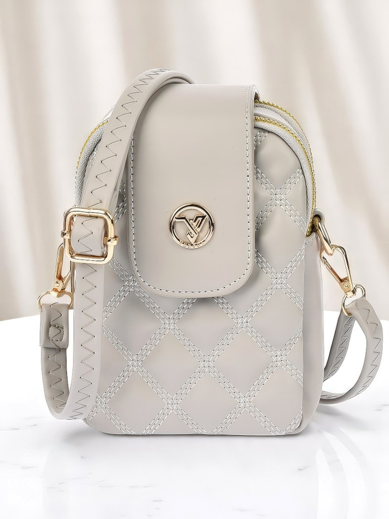 Royalfashion daugiafunkcinė rankinė-piniginė su dirželiu Quilted Charm