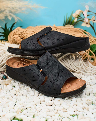 Royalfashion Женские шлепанцы на плоской подошве Mino