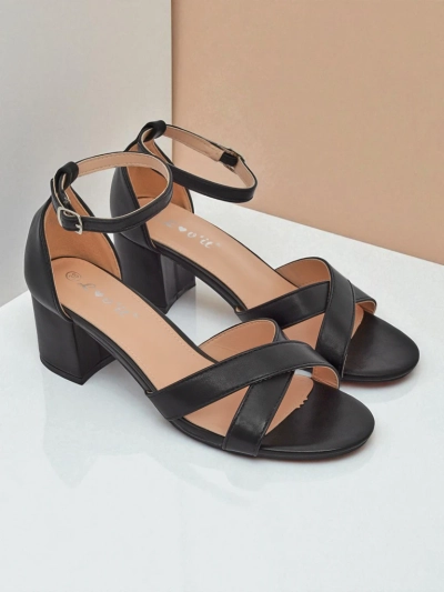 Royalfashion Moteriškos aukštakulnės basutės Eleganza Strap