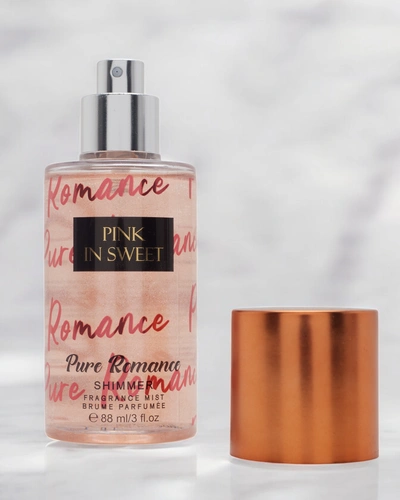 Rožinė Sweet Body Mist su blizgučiais 88 ml