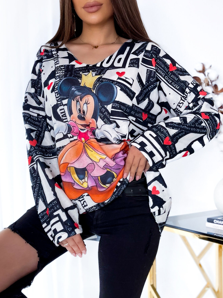 "Royalfashion" Moteriška raštuota ilga palaidinė