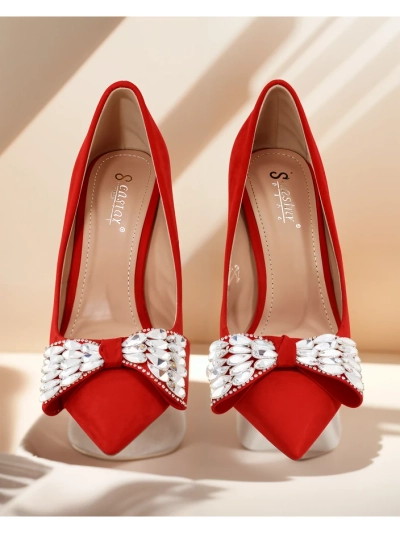 Royalfashion Женские туфли на шпильках с бантом Cocarte