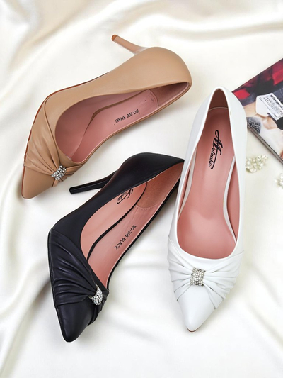 Royalfashion Женские туфли-лодочки из экокожи Venetia Nera