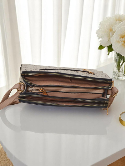 Royalfashion Maža rankinė iš eko odos su raštu Viva Linea