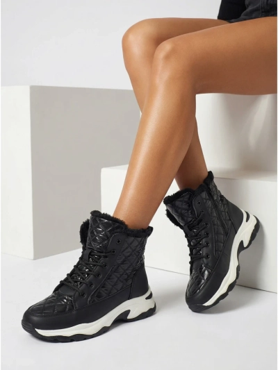 Moteriški dygsniuoti aulinukai a'la sniego batai Rimea