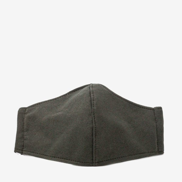 Темно-зеленая трехслойная маска для лица - Маски