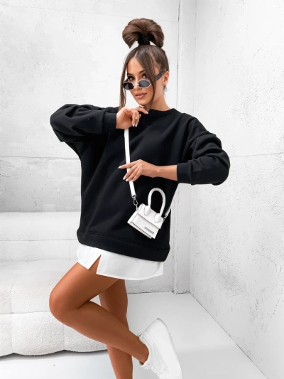 Женский хлопковый свитшот Royalfashion с отстегивающейся нижней частью