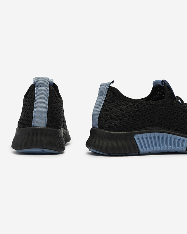 Черные женские спортивные туфли с синими вставками Keteti - Обувь