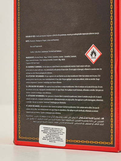 Вдохновлённая парфюмерная вода для мужчин Версия на Red