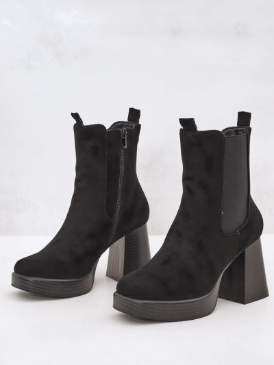 Женские ankle boots Royalfashion на квадратном каблуке Miezo