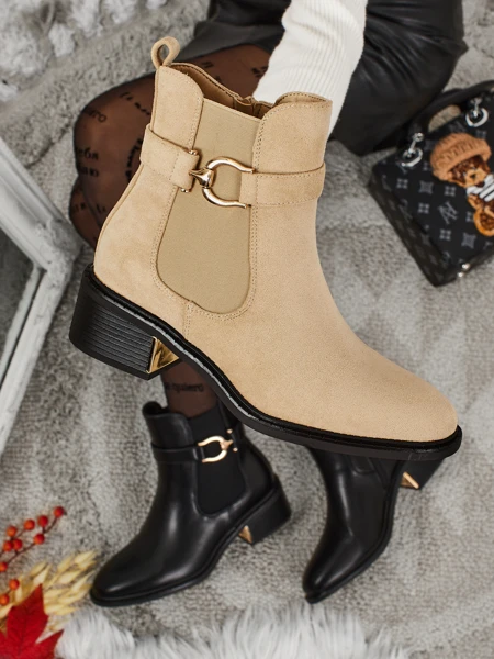 Женские ботинки из эко-замши Calivra