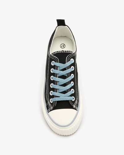 Juodi moteriški suvarstomi sportbačiai Tasabba- Avalynė