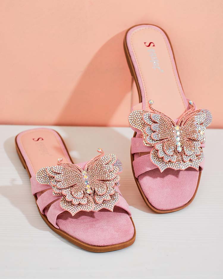 "Royalfashion" moteriškos šlepetės "Butterfly Boffler"