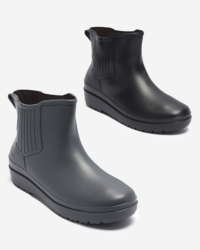 Серые матовые женские веллингтоны Neriva - Обувь