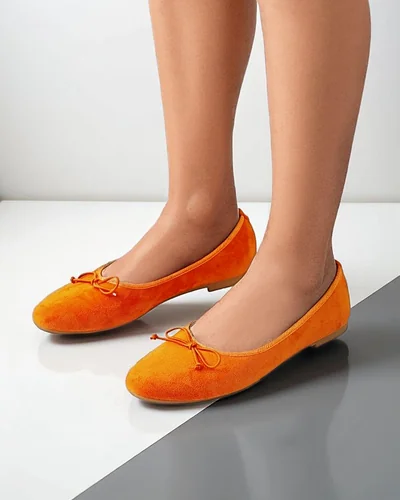 Royalfashion moterškos baletnių bateliai su kaspinu Zaame