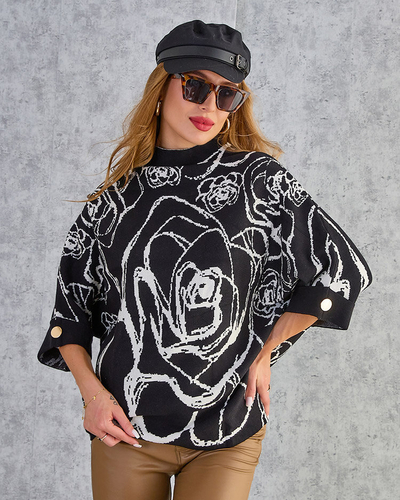 "Royalfashion" Moteriškas megztinis su plonu raštu