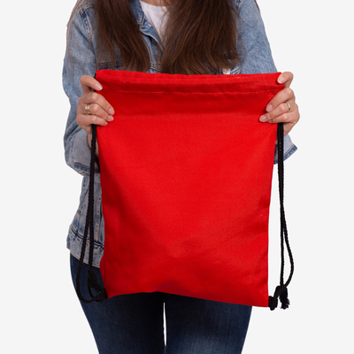Czerwony plecak typu worek - Plecaki
