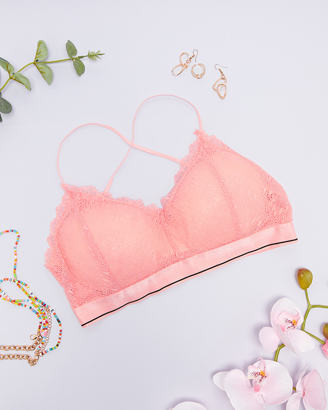 Moteriška nėriniuota bralette liemenėlė – apatinis trikotažas