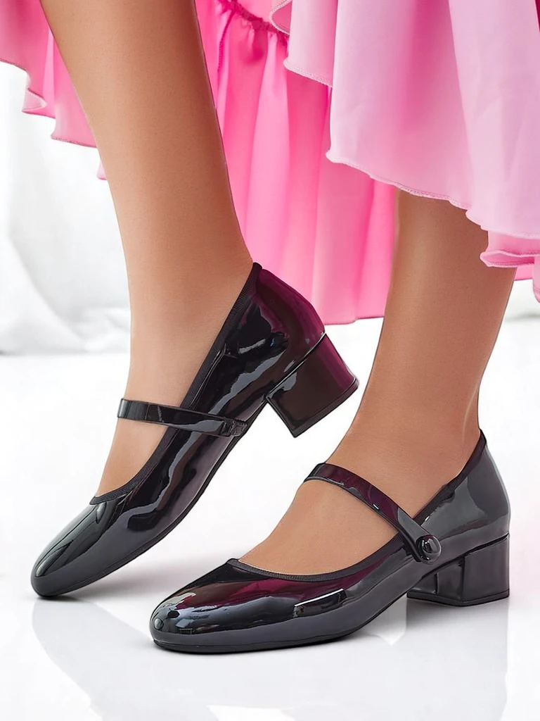 Royalfashion Women's Low Heel Pumps Omagga