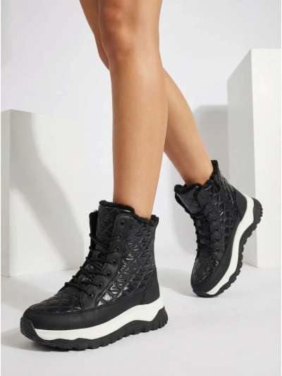 Moteriški dygsniuoti aulinukai a'la sniego batai Rimea