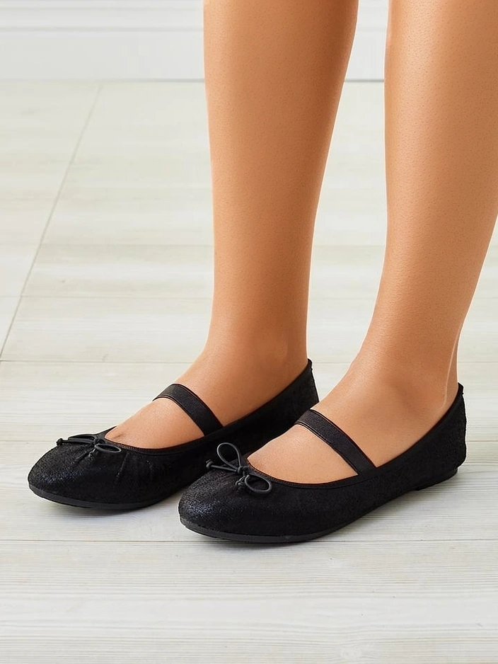 Royalfashion Яркие женские балетки с бантиком и резинкой Safte