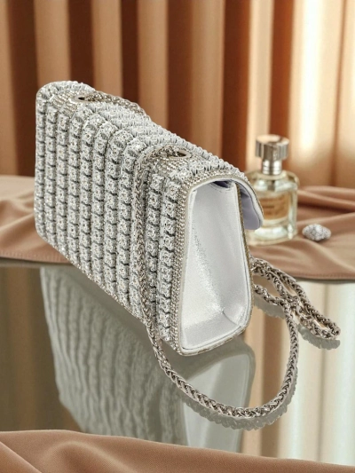 Royalfashion Kopertowa torebka damska z cyrkoniami Elira Dusk – sztosik!