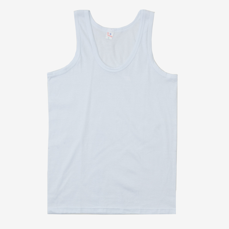 Белая мужская майка