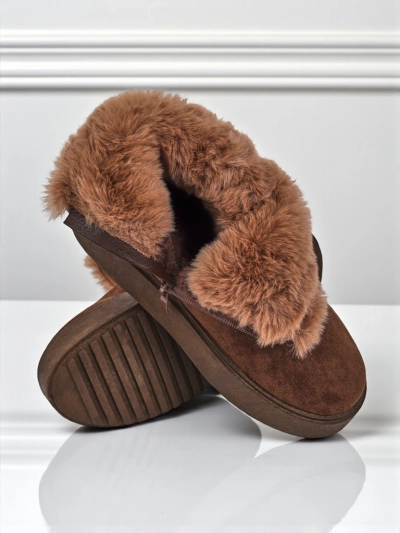 Royalfashion Krótkie buty a'la śniegowce damskie Winter Crest
