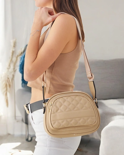 Royalfashion ovalus mažas moteriškas rankinė, pagaminta iš ekoskinos