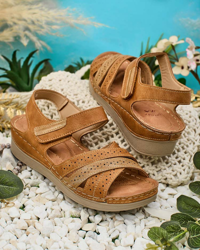 Royalfashion Женские сандалии на липучках Liu