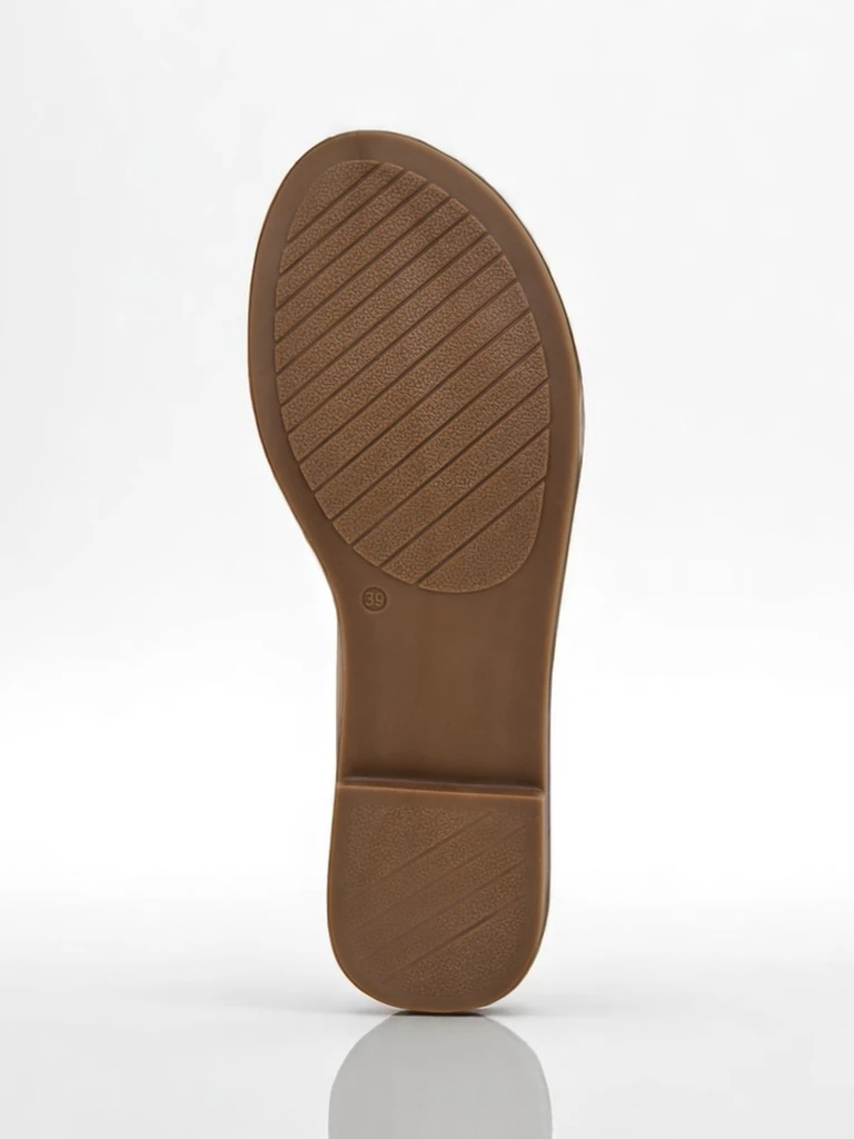 Royalfashion Женские шлепанцы на плоской подошве Goldie Spark