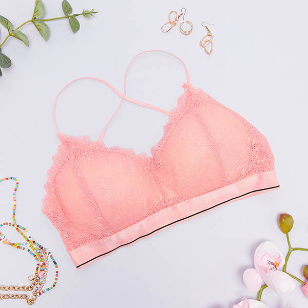 Moteriška nėriniuota bralette liemenėlė – apatinis trikotažas