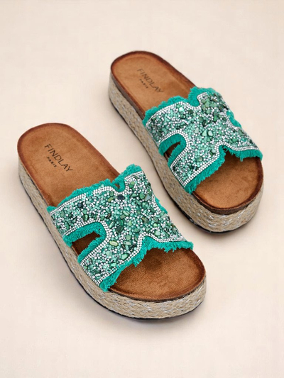 Royalfashion moteriškos sandalės su Candy Candy dekoracijomis