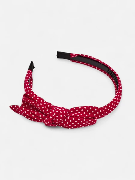 Royalfashion Polka Dot Headband with Bow