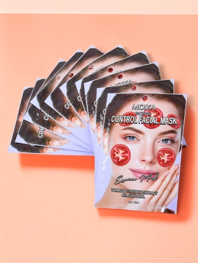 MOIKA Pomidorų lakštinė kaukė, kontroliuojanti sebumo išsiskyrimą