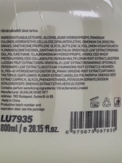 Luxelux Plaukų kaukė nuo plaukų slinkimo 800 ml