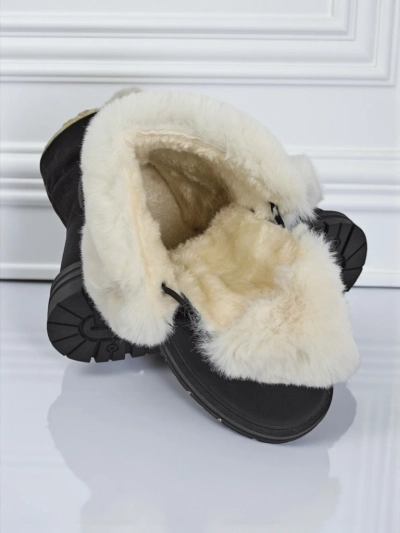 Женские ankle boots Royalfashion с мехом Nasaha