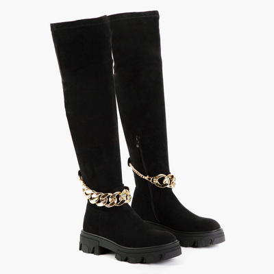 Klasikiniai zomšiniai batai „Engli“ platformoje - Avalynė