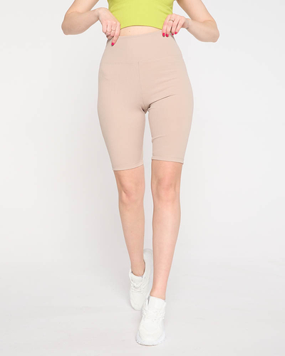 Smėlio spalvos moteriškos dviračių antblauzdžiai - Drabužiai