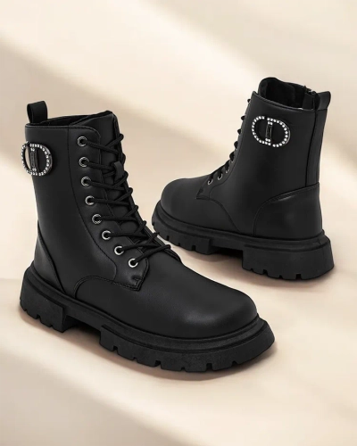 Женские ботильоны из эко-кожи от Royalfashion Enoll