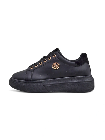 Erato Nero Women's Eco-Leather Platform Sneakers 5cm