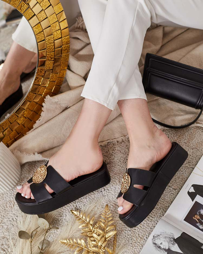 Royalfashion Женские шлепанцы на платформе Emicia