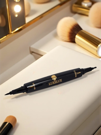 Luxelux Eyeliner и карандаш для бровей 2в1