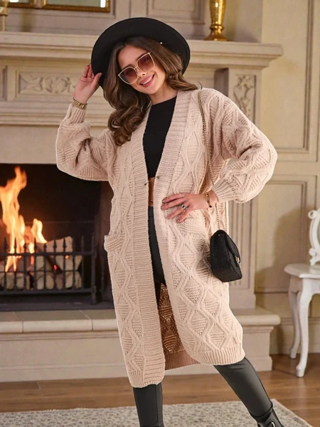 Royalfashion Вязаная женская пончо-свитер